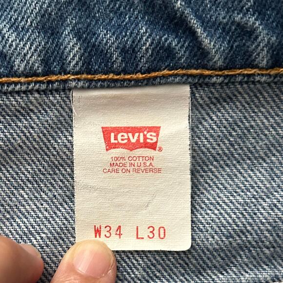 Vintage Women's Levi’s light wash 517 Bootcut Jeans – Made in USA – Size 34 - Picture 12 of 13